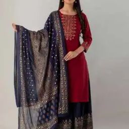Printed Skirt-Suit Set with Dupatta-picture-49
