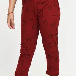 Girls High Rise Slim Fit Capris-image-123