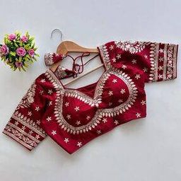 Women Embroidered Back-Open Blouse-picture-28