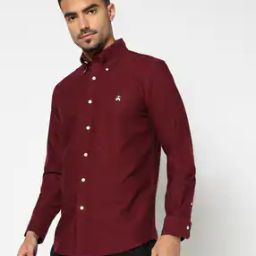 Regular Fit Shirt with Button-Down Collar-picture-17