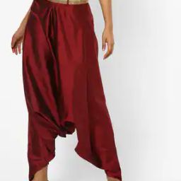 Textured Mid-Rise Dhoti Pants-image-50