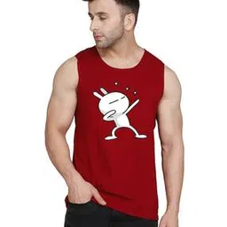 Men Graphic Print Sleeveless Vest-image-29