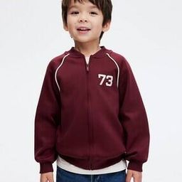 Boys Zip-Front Typographic Jacket-image-18