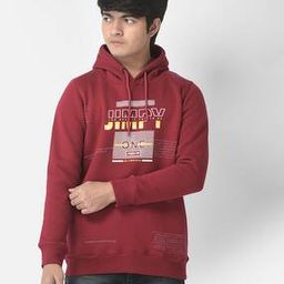 Typographic Print Hoodie with Ribbed Hems-image-50