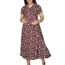 Floral Print A-line Dress-image-11