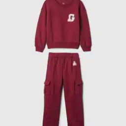 Infants Logo Print Sweatshirt & Cargo Pants Set-image-35