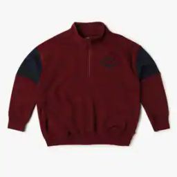 Half zip maroon s-picture-18