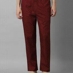 Men Printed Lounge Pants with Insert Pockets-image-75