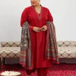 Women Printed Straight Kurta Set-image-35