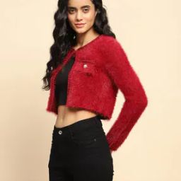 Women Regular Fit Shrug-image-33