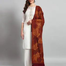 Women Leaf Stole-image-11