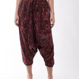 Textured Harem Pant with Drawstring-image-54