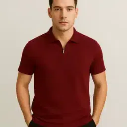 Men Regular Fit Polo T-Shirt-image-41