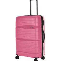 Colourblock Hard-Body Trolley Bag-image-61