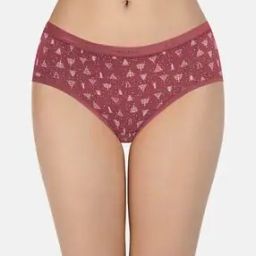 Floral Print Hipsters with Elasticated Waist-picture-47