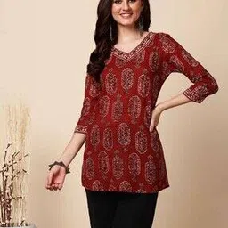 antaran Women Printed Straight Kurti-picture-8