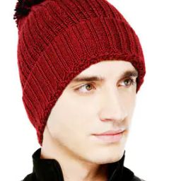 Men Bhcp-130818-024-m Knitted Pom-Pom Beanie Cap-picture-2
