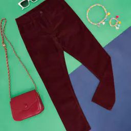 Boys Mid Rise Cotton Trousers-image-104