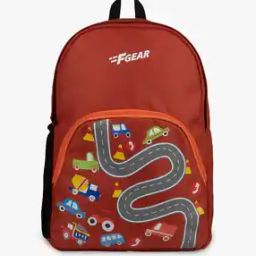 Girls Graphic Print School Backpack-image-38