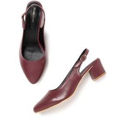 Women Heeled Sandals with Stitch Detail-image-117