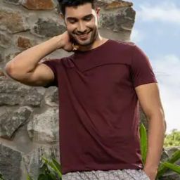Men Crew-Neck T-Shirt with Short Sleeves-image-60