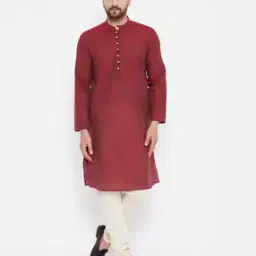 even Mandarin Collar Long Kurta-picture-36