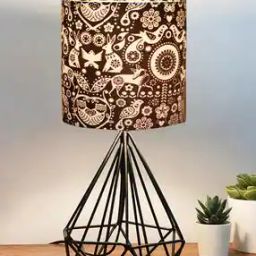 Metal Table Lamp with Shade-image-38