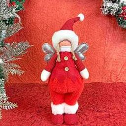 Knitted Foldable Tall Winter themed Mr.Reindeer self standing Christmas Table Decor-picture-18