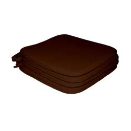 lushomes Set of 4 Thin Foam Chairpad without Ties image 1