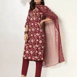 Women Floral Straight Kurta Set-image-67