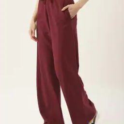 Straight Track Pants with Drawstring Waist-image-64