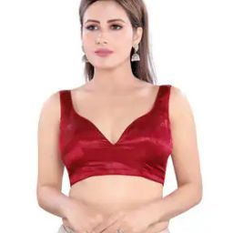 Padded Back Open Blouse-picture-49