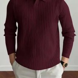 Men Striped Regular Fit Polo T-Shirt-picture-6