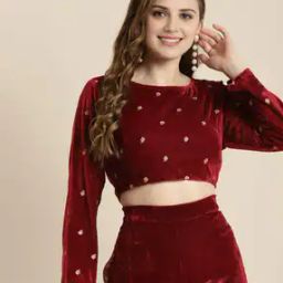 Women Embellished Blouse-25