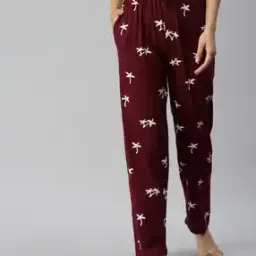 kryptic Women Printed Pyjamas with Drawstring Waist-picture-20