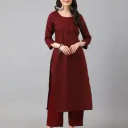 Women Striped Straight Kurta Set-image-32