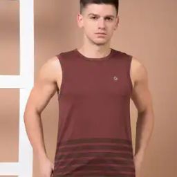 Men Scoop-Neck Sleeveless Vest-image-86