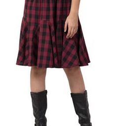 Checked Mid-Rise Skirt-picture-35