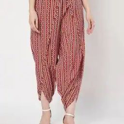 Women Geometric Print Loose Fit Dhoti Pants-picture-28