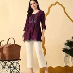 nyrika Women Embroidered Flared Tunic-picture-47