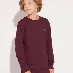 jack & jones Boys Regular Fit Textured Sweatshirt-picture-8