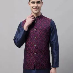 Embroidered Nehru Jacket-17