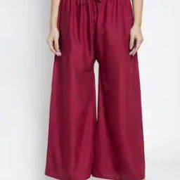 Women Palazzos with Drawstring Waist-image-98