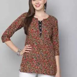 Women Cotton Printed Tunic-image-36