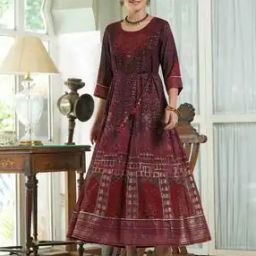 Floral Anarkali Kurta-image-46