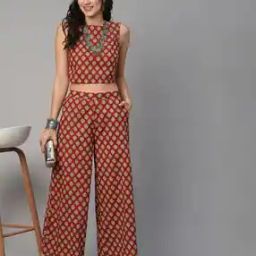 Women Printed Co-ords Set-47