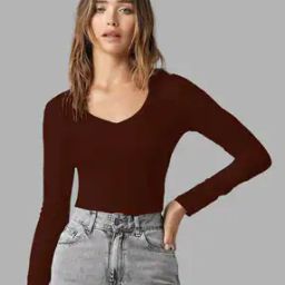 Women Slim Fit Top-image-87