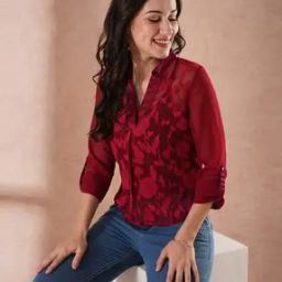 Women Floral Pattern Regular Fit Top-image-42