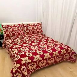 Floral Print Bedsheet with 2 Pillow Covers-33