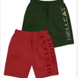 Pack of 2 Typographic Print Shorts-picture-14